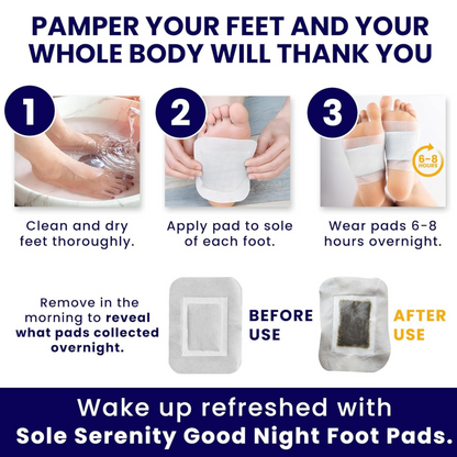 Good Night Sleep Detox Foot Pads With Magnesium Glycinate