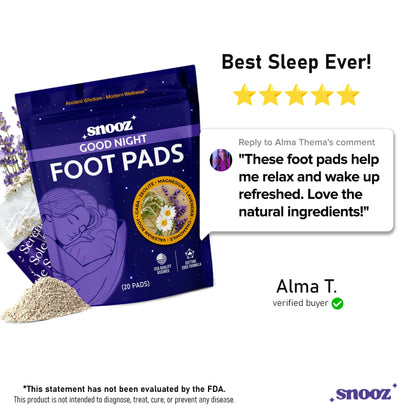 Good Night Sleep Detox Foot Pads With Magnesium Glycinate