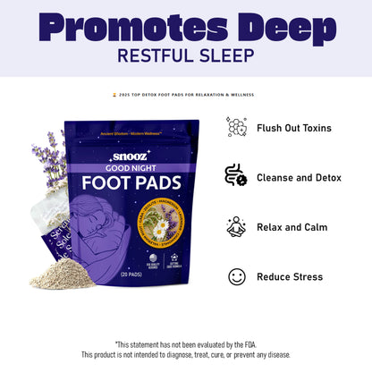 Good Night Sleep Detox Foot Pads With Magnesium Glycinate