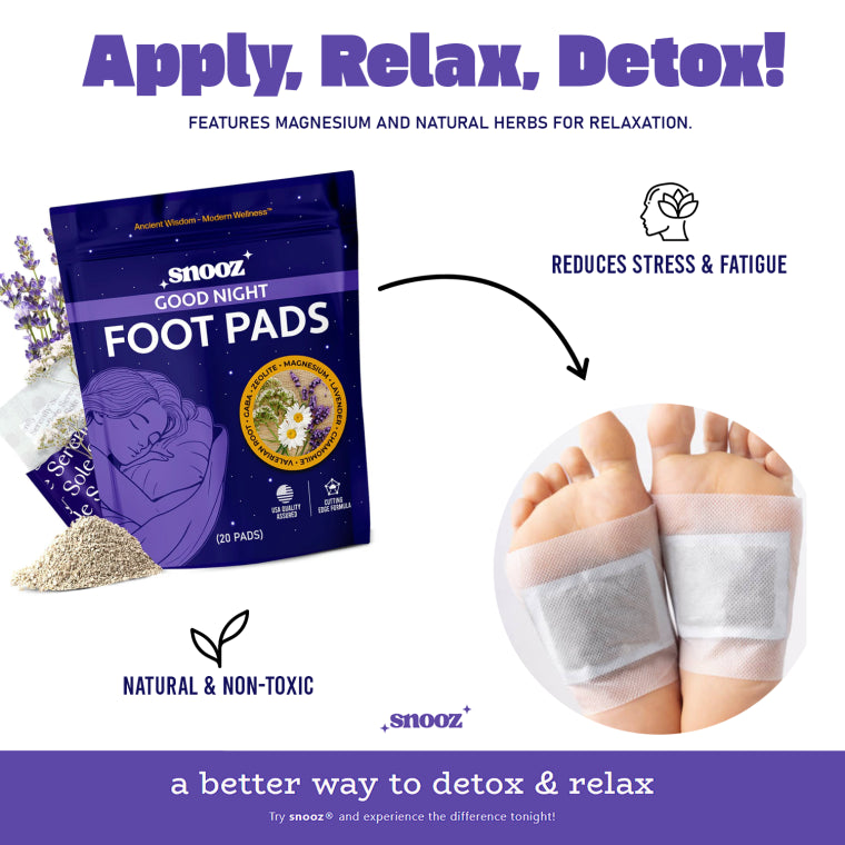 Good Night Sleep Detox Foot Pads With Magnesium Glycinate